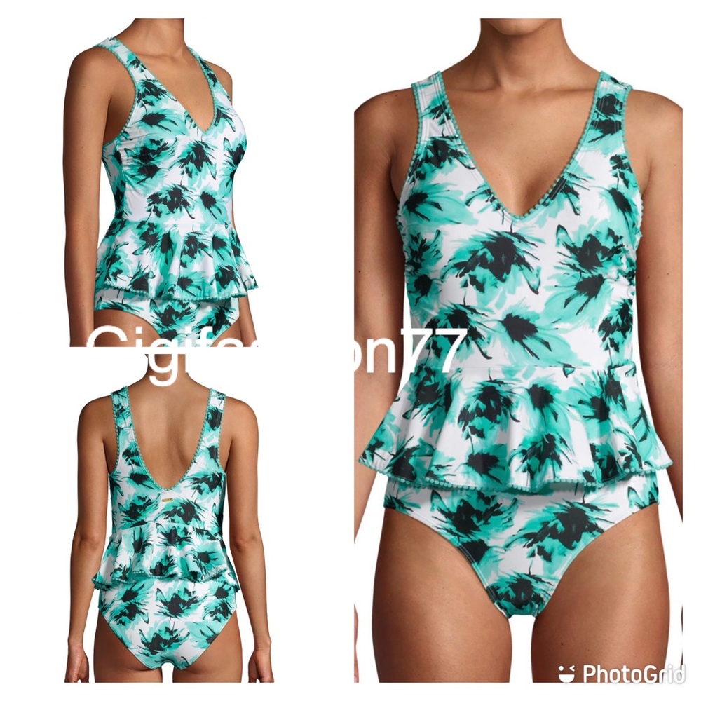 Nicole Miller New York Women’s Pom-Pom Swimsuit